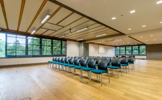 meeting room with chairs
